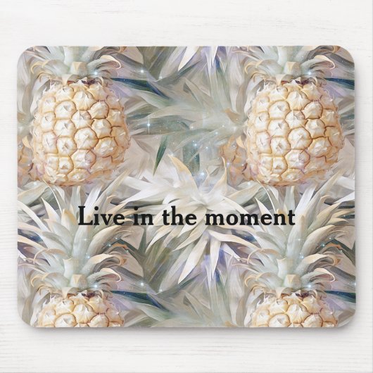 Tropical Cream Gouden Ananas Muismat (Voorkant)