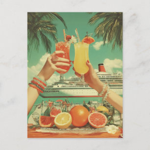 Tropical Cruise Cocktail Bliss Briefkaart