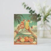 Tropical Cruise Cocktail Bliss Briefkaart (Staand voorkant)
