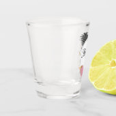 Tropical Custom Name Shot Glass  Glas (Links)