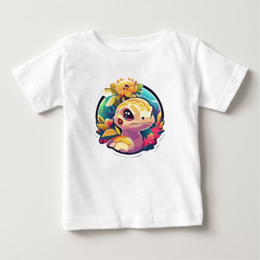 Tropical Cuties: Hawaïaanse Baby Shirten voor wein (Voorkant)
