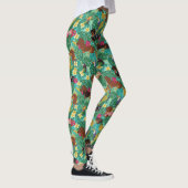 Tropical Dachshund Beach Vibes Leggings (Rechts)
