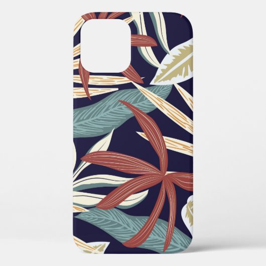 Tropical Dark: Creative Plant Print Case-Mate iPhone Case (Achterkant)