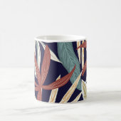 Tropical Dark: Creative Plant Print Koffiemok (Center)