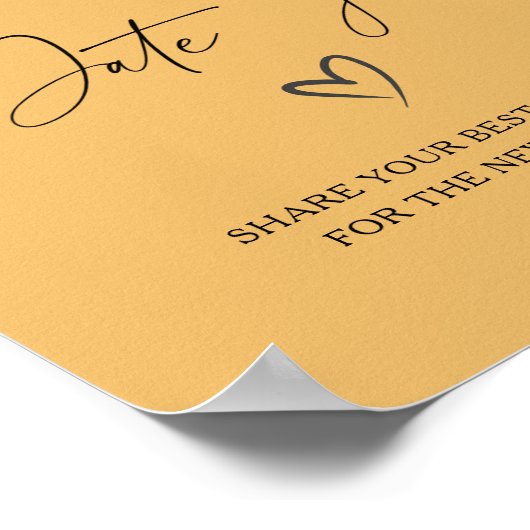 Tropical - date nachtelijke ideeën. Datum jar brui Poster (Hoek)