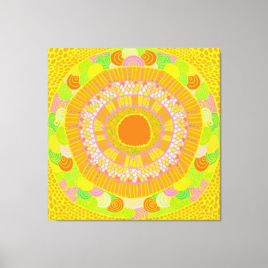 Tropical Del Sol - Arizona sun Canvas Afdruk (Voorkant)