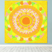 Tropical Del Sol - Arizona sun Canvas Afdruk (Insitu (Houten vloer))