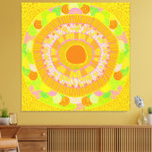 Tropical Del Sol - Arizona sun Canvas Afdruk (Insitu (Woonkamer))