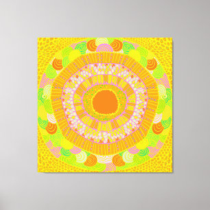 Tropical Del Sol - Arizona zon Canvas Afdruk