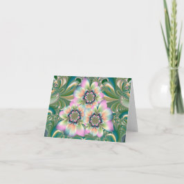 Tropical Delight Blossom Threesome Wenskaart Kaart