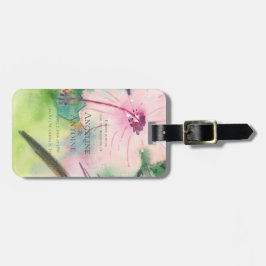 Tropical Destination Wedding  Bagagelabel