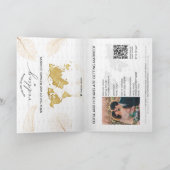 Tropical Destination Wedding  Passport QR Code (Binnen)