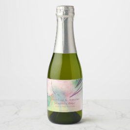 Tropical Destination Wedding  Sparkling Wijnetiket