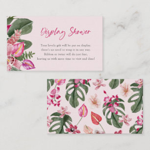 Tropical Display Douche Kaart