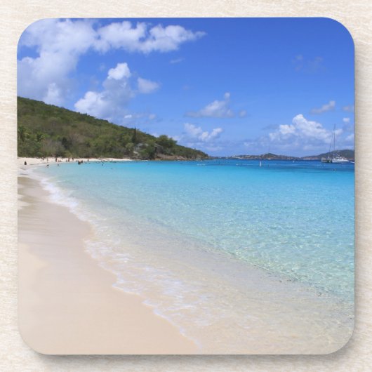 Tropical Dream Beach Cork Onderzetter (Voorkant)