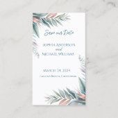 Tropical Dream- Wedding-Save the Date- Visitekaartje (Voorkant)