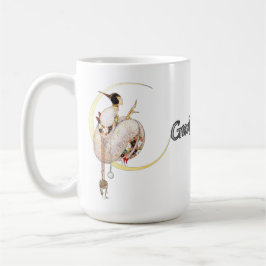 Tropical dreamlike conceptual collage koffiemok