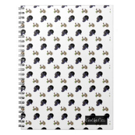 Tropical dreamlike conceptual collage notitieboek