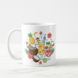 Tropical Drinks – Cute Summer Cocktail Mug Koffiemok