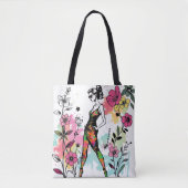Tropical Elegance Duet Tote Bag (Voorkant)