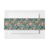 Tropical Elegance Invitation Belly Band Uitnodigingen Wikkel (Voorkant Voorbeeld)