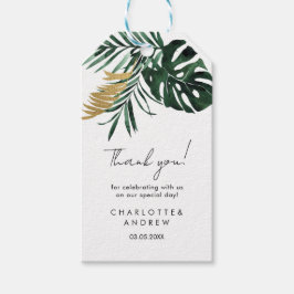 Tropical elegant   cadeaulabel