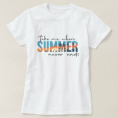 Tropical Endless Summer; Take Me To The Summer  T-shirt (Design voorkant)