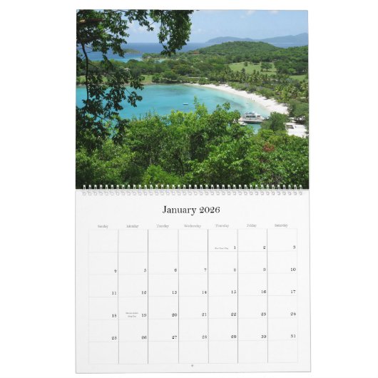 Tropical Escape 2025 Kalender (Jan 2026)