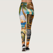 Tropical Escape Leggings – Sunset Vibes Edition (Achterkant)