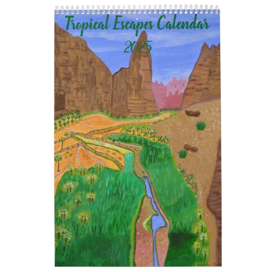 Tropical Escapes Kalender 2025 (Hoes)