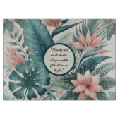 Tropical Essence  glas Snijplank (Voorkant)