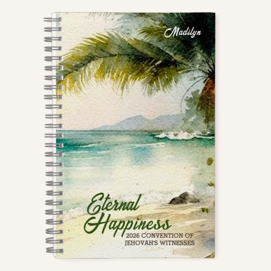 Tropical Eternal Happiness 2026 Convention Notitieboek (Voorkant)