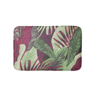 Tropical Exotic: Trendy groen naadloos Badmat