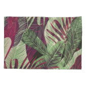 Tropical Exotic: Trendy groen naadloos Kussensloop (Achterkant)