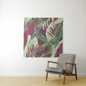 Tropical Exotic: Trendy groen naadloos Wandkleed (In situ)