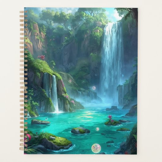 Tropical Falls & Crystal Glow Planner (Voorkant)