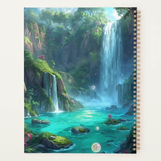 Tropical Falls & Crystal Glow Planner (Achterkant)