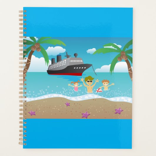 Tropical Family Beach Cruise Fun Planner (Voorkant)