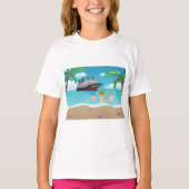 Tropical Family Beach Cruise Fun T-shirt (Voorkant)