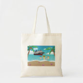 Tropical Family Beach Cruise Fun Tote Bag (Voorkant)