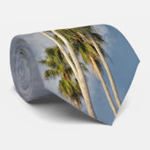 Tropical Fan Palm Stropdas (Opgerold)