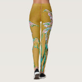 Tropical Fantail Fish Watercolor Pink Leggings (Achterkant)