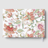 Tropical Fantasy Boho Floral Wedding Gastenboek (Achterkant)