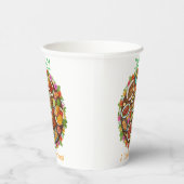 Tropical Feast Papieren Bekers (Rechts)