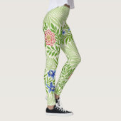 Tropical Ferns en Flowers William Morris Pattern Leggings (Rechts)