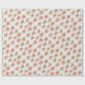 Tropical Fiesta Flowers Cadeaupapier (Vlak)