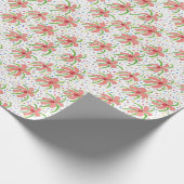 Tropical Fiesta Flowers Cadeaupapier (Hoek)