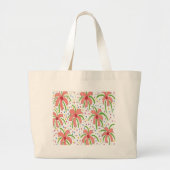 Tropical Fiesta Flowers Grote Tote Bag (Voorkant)