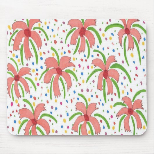 Tropical Fiesta Flowers Muismat (Voorkant)