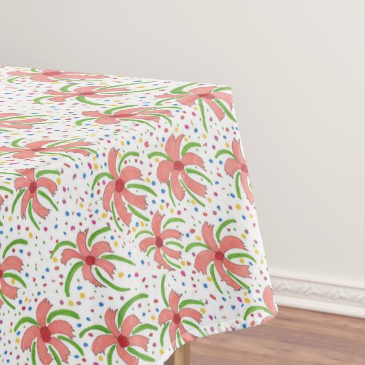 Tropical Fiesta Flowers Tafelkleed (Voorbeeld)